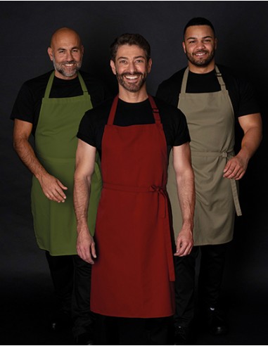 DEN-DP200-Recycled Polyester Bib Apron